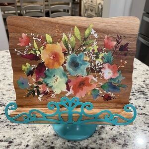 The Pioneer Woman Willow 10.4-inch Acacia Wood Cookbook Holder